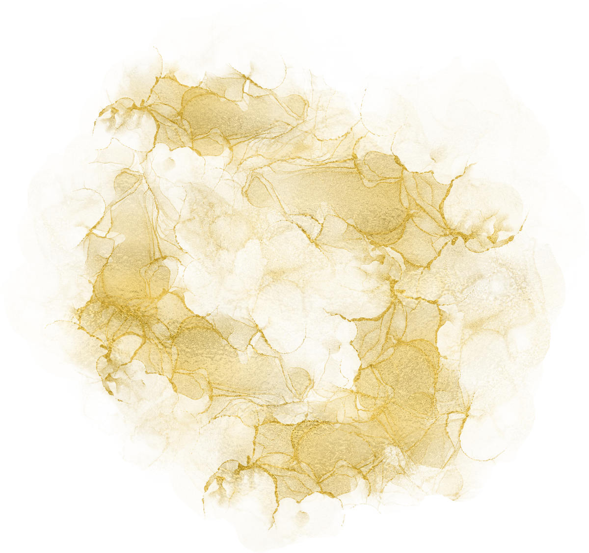 Gold Alcohol Ink Art 